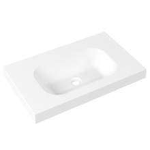 Stadium Accessible 750mm Gloss White Composite Wall Hung Basin